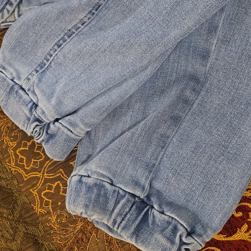 Sun + Stone Light Blue Relaxed Cargo Jeans - Picture 7 of 7